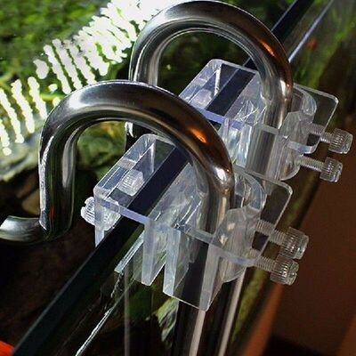 Aquarium Inflow Outflow Tube Holder Acrylic Fix Hose Pipe