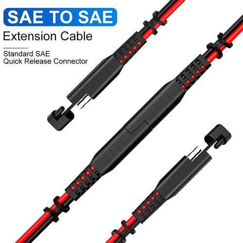 15Feet SAE to SAE Extension Cable, Quick Connect Disconnect