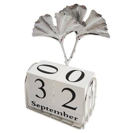 1 Set Perpetual Calendar Fashion Practical Wood Wide Usage D