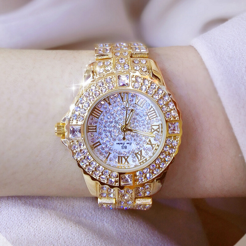 Women Watches Diamond Gold Watch Ladies Wrist Watches Luxury
