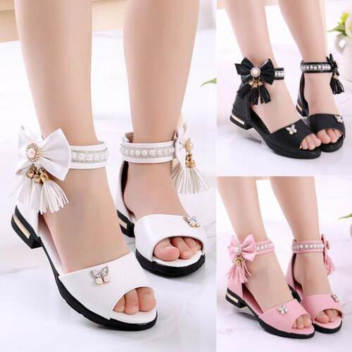 Kids Bow Sandals Children Girls Summer Cute Sandals Beach Sa
