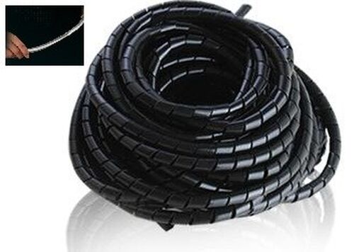 8mm 12M Spiral Cable Wire Wrap Tube Wind Harness Protection