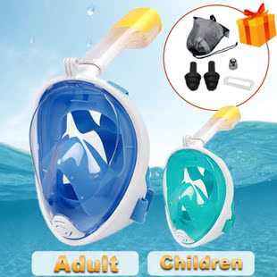Underwater Scuba Snorkeling Anti Fog Mask Set Diving Full Fa