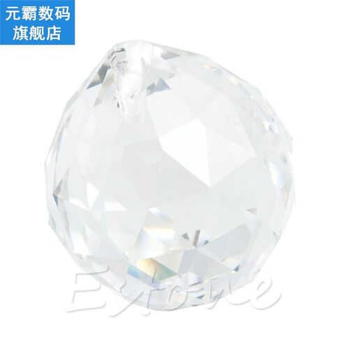 1 Clear Crystal Feng Shui Lamp Ball Prism Rainbow Sun Catche
