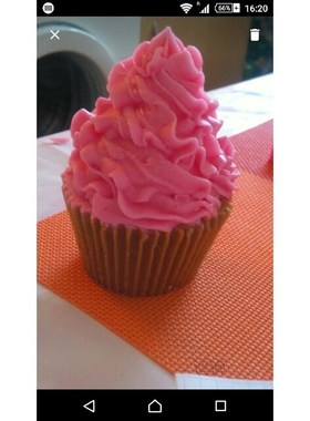 QT0127 3D Silicone Soap/Candle Mold Ice Cream Cup Cake Molds