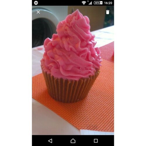 QT0127 3D Silicone Soap/Candle Mold Ice Cream Cup Cake Molds