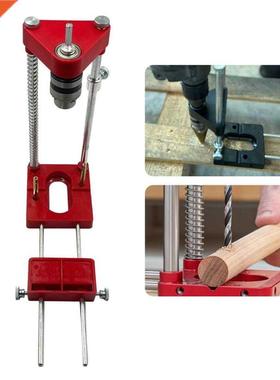 Drill Guide Woodworking Locator Kit Adjustable Drilling Guid