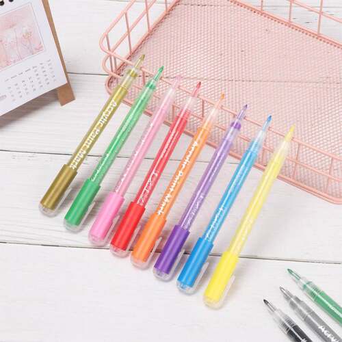 New Permanent Painting Acrylic Paint Marker Pen For Ceramic