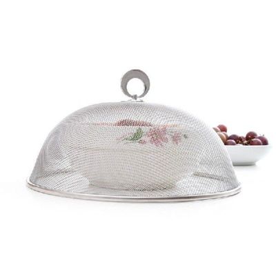 28x12cm simple stainless steel leftover food cover