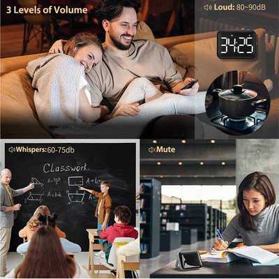 LED Digital Kitchen Timer Clocks Sport Stopwatch for Cooking