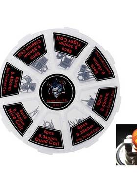 Organic Cotton Prebuilt Coil Kit Vape Cotton Twisted Alien C