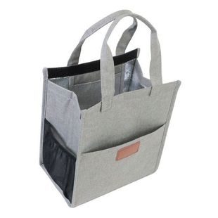 Insulated Canvas Lunch Bag Reusable Lunchbox Canvas Fabric