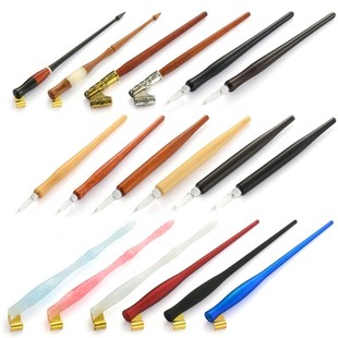 Gothic Pen Dip Pen Calligraphy Oblique Dip Pen Holders for C