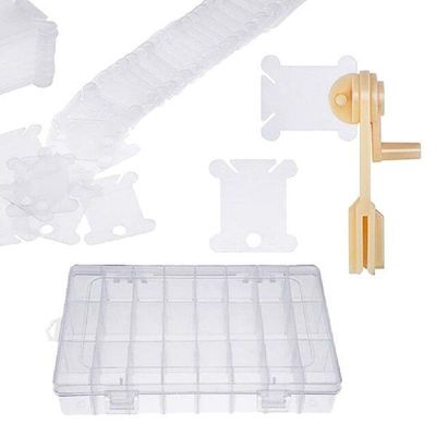 100 Plastic Floss Bobbins Cross Stitch Embroidery Thread