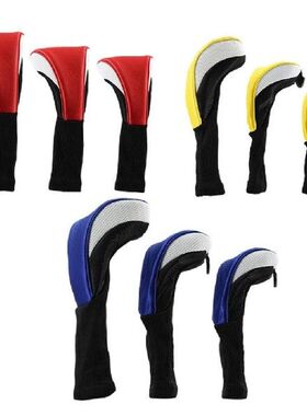 Set of 3 Golf Driver  Wood Hybrid Cover Headcover