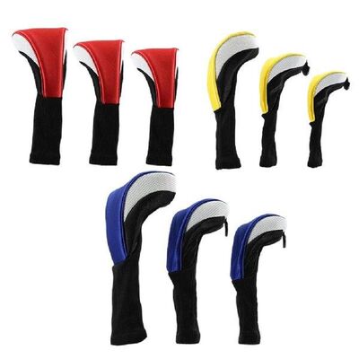 Set of 3 Golf Driver  Wood Hybrid Cover Headcover