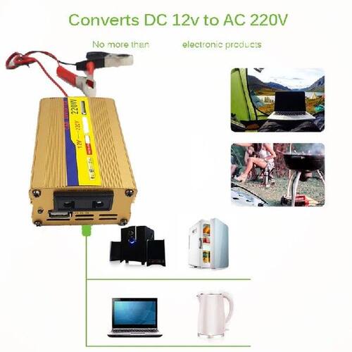 220W Solar Inverter 12V Car to 220V System Photovoltaic