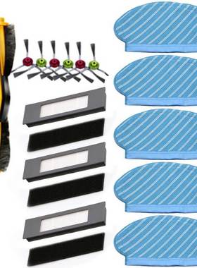 FILTER-BRUSH Mop-Cloth-Set Floor-Cleaning Ozmo Deebot Ecovac