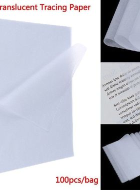 100pcs Translucent Tracing Paperfor Patterns Calligraphy