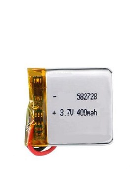 400mAh 3.7V 582728 Lithium Polymer Li Po li ion Rechargeabl