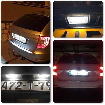 Canbus Error Free Led License Number Plate Lights Replacemen