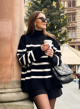 Ladies Elegant Autumn Winter Sweater Women Pullovers Oversiz