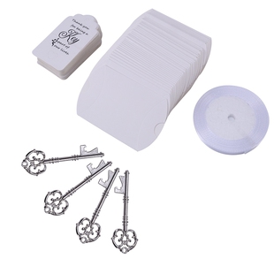 50Pcs Vintage Skeleton Key Bottle Openers Wedding Souvenir