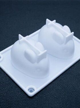 Epoxy 3D Rabbit Mold For Baking Easter Decoration Mirror