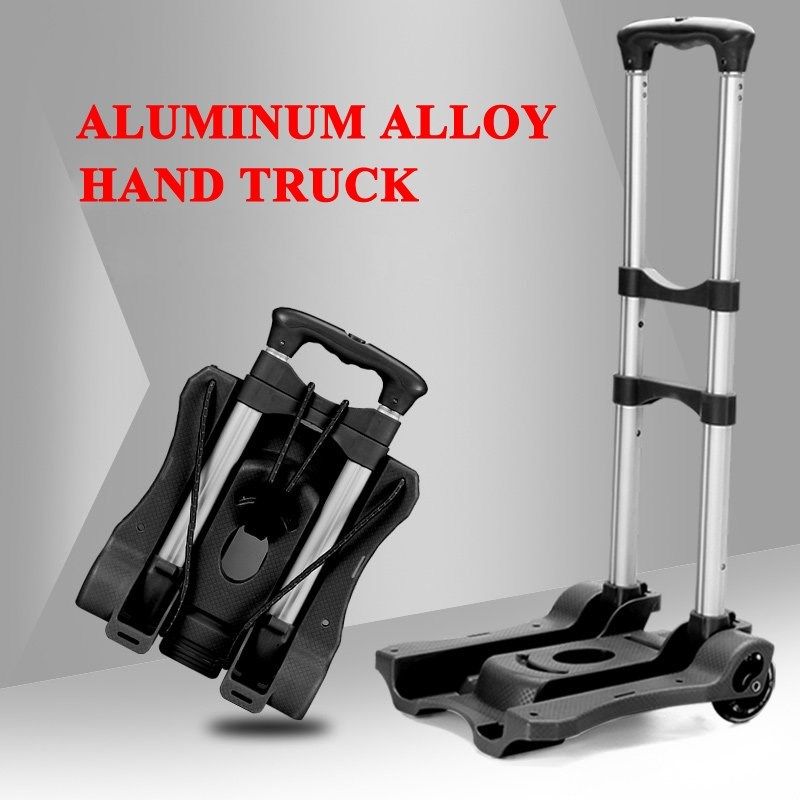 e-for car folding hand truck 70 kg/155 lbs heavy duty 4-whee
