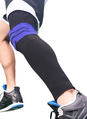 1pcs Long Knee Pads Running Leg Sleeve Calf Knee Brace Suppo