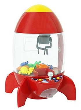 Coin Operated  Machine Desktop Mini Claw Gumball Candy Grabb