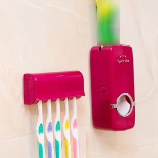 Accessories Holder Rack Toothbrush Mount Set Bathroom Wall