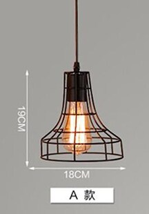 American Country Vintage brief ABC Creative iron pendent Lam