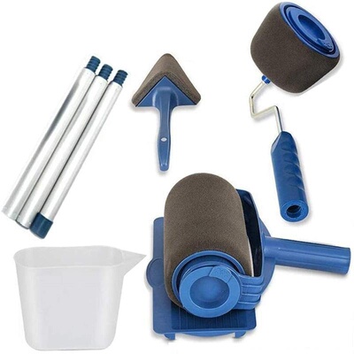 newnew 8 Pcs Wall Decorate Painting Roller Brush Set Multif