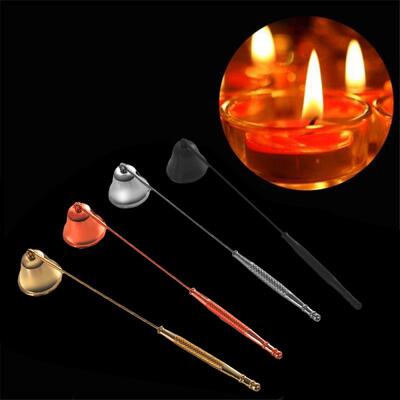 Stainless Steel Candle Wick Bell Snuffer Home Hand Put Off