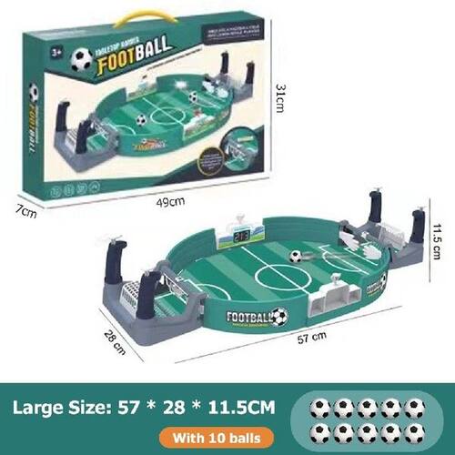 10Balls Small Table Football Game Board Match Toys Kids Boy