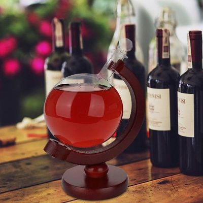 Globe Wine Decanter Glass Crystal Party Alcohol Crystal