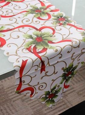 Christmas Table Flag Tablecloth Table Runner Christmas Ornam