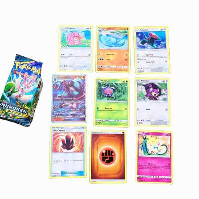324 Cards Pokemon TCG Sun Moon NBROKEN BONDS 36-Pack Boost