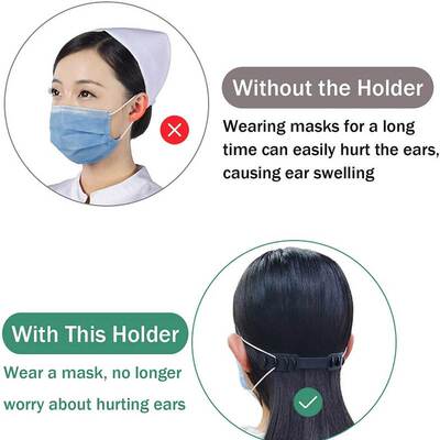 10PCS Face Mask Band Extenders Mask Elastic Strap Adjuster