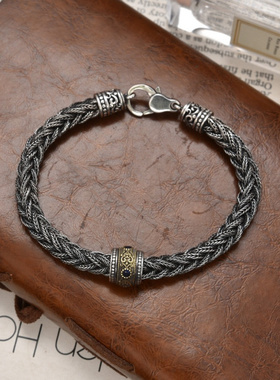 新品新款男生手环守护者手工编织