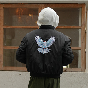 Procano24AW刺绣元 素Bomber外套MA1短宽拉链飞行员夹克秋冬棉服