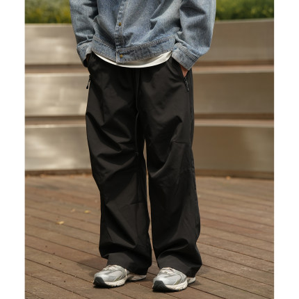 Procano24AW日系宽松休闲复合面料轻薄日常舒适百搭通勤直筒长裤