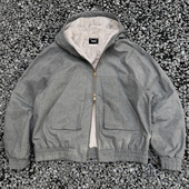 一件过冬 PROCANO珠帆布连帽座山雕夹克加绒加厚重磅外套秋冬