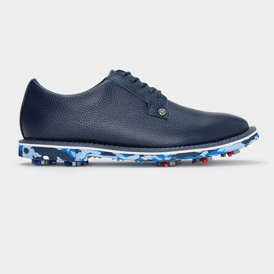 K卵石纹皮革迷彩高尔夫球鞋