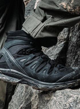 SALOMON QUEST 4D FORCES 2 EN防滑耐磨 中帮徒步鞋406825 472208