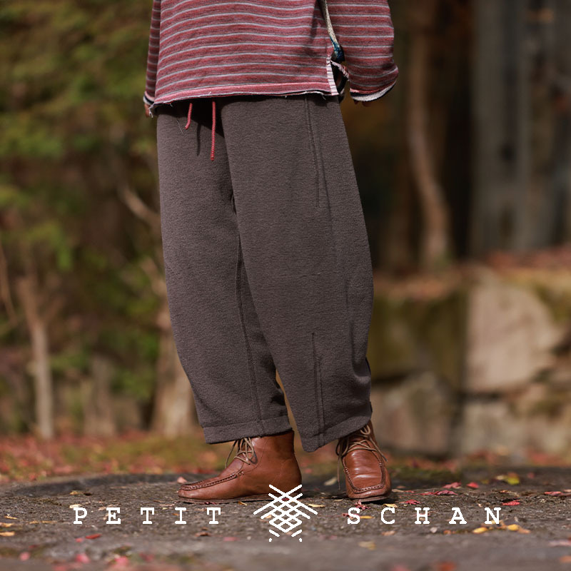 小闪 热栗子 绵羊毛松紧腰抽绳宽松萝卜裤保暖小个子显高休闲裤