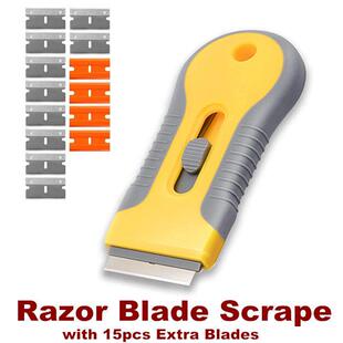 Razor Blade Scraper Tool Cleaning Glass Cooktop Stove