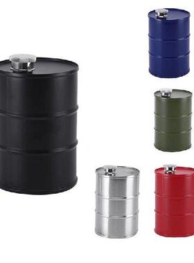 750Ml Barrel Wine Pot Stainless Steel Mini Hip Flask Sake