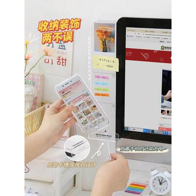 Monitor Memo Board for Sticky Note Computer Side Panel Plann